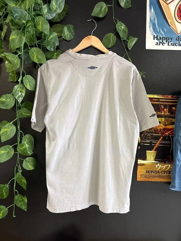 Umbro T-Shirt Vintage 90s Grey Streetwear Embroidered Premium Edition – photo 7